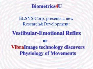 ELSYS Corp. presents a new Research&amp;Development: