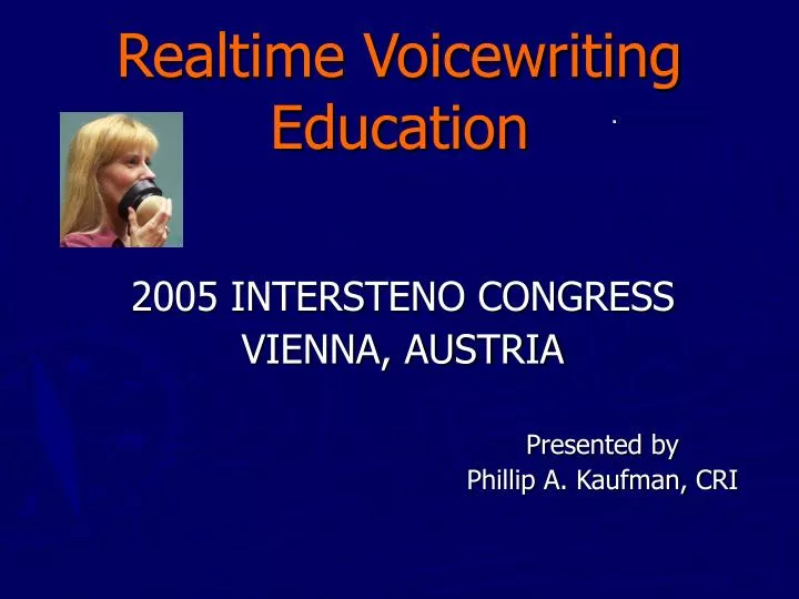 realtime voicewriting education