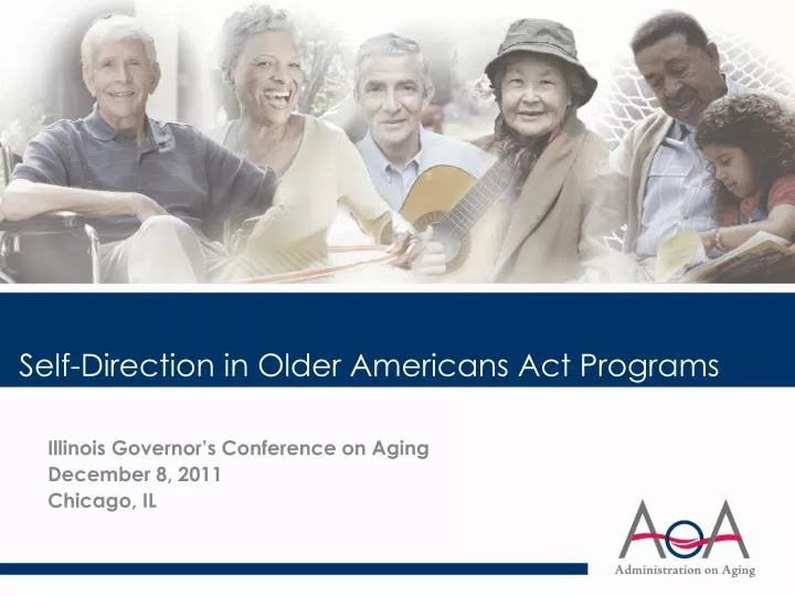 self direction in older americans act programs