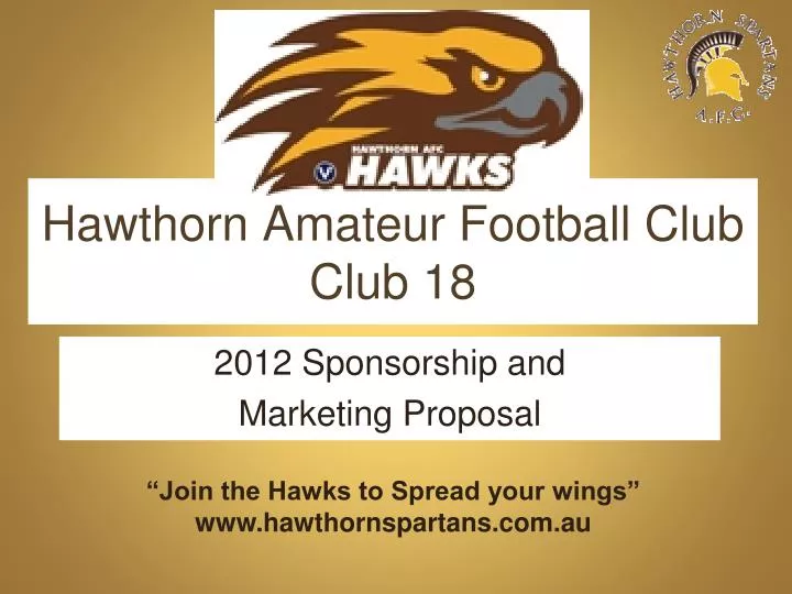hawthorn amateur football club club 18