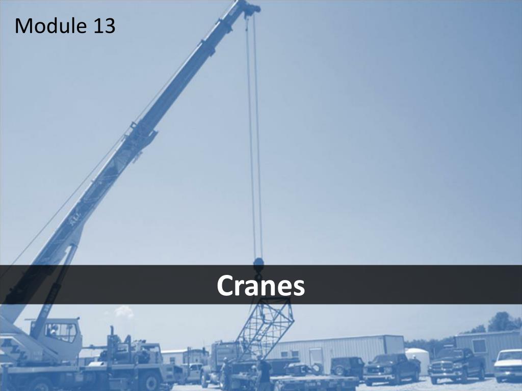 PPT - Cranes PowerPoint Presentation, free download - ID:807970