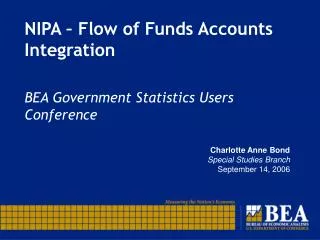 NIPA – Flow of Funds Accounts Integration