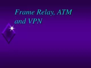 Frame Relay, ATM and VPN