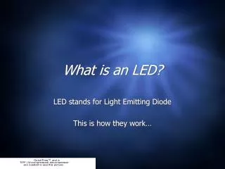 What is an LED?