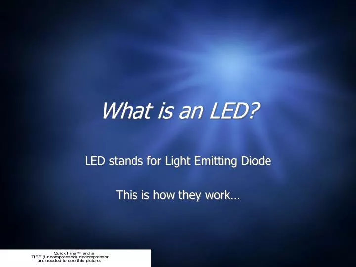 what is an led