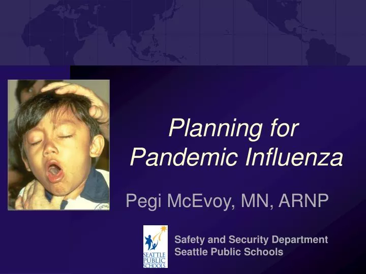 planning for pandemic influenza