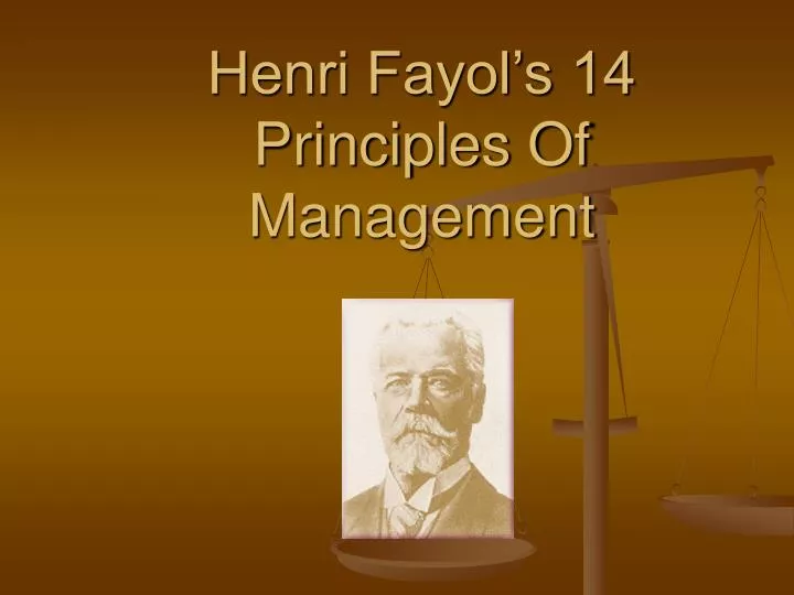 henri fayol s 14 principles of management