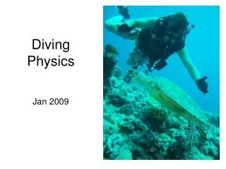 Diving Physics Jan 2009