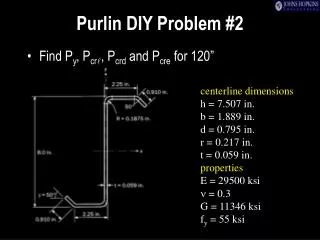 Purlin DIY Problem #2