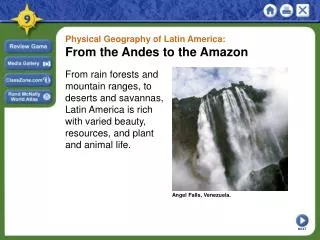 Physical Geography of Latin America: From the Andes to the Amazon