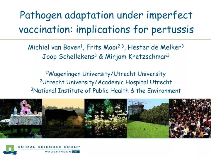 pathogen adaptation under imperfect vaccination implications for pertussis