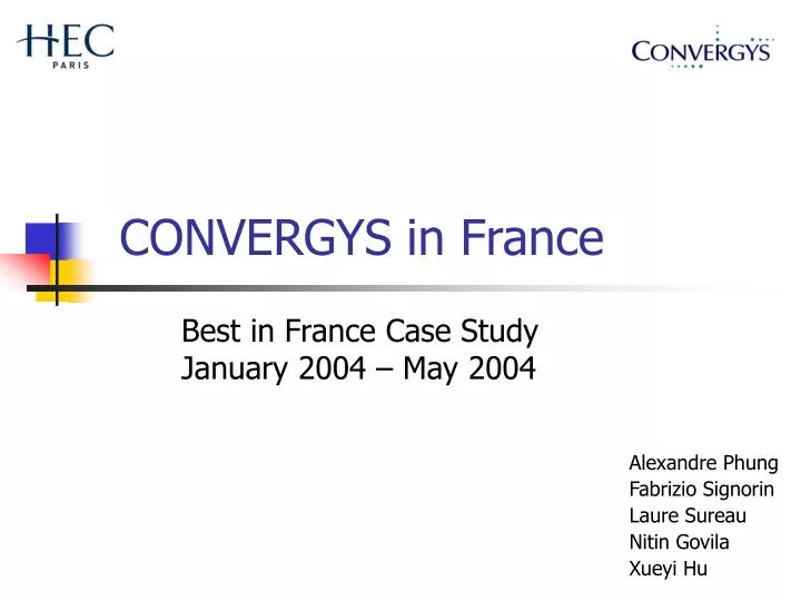 convergys in france