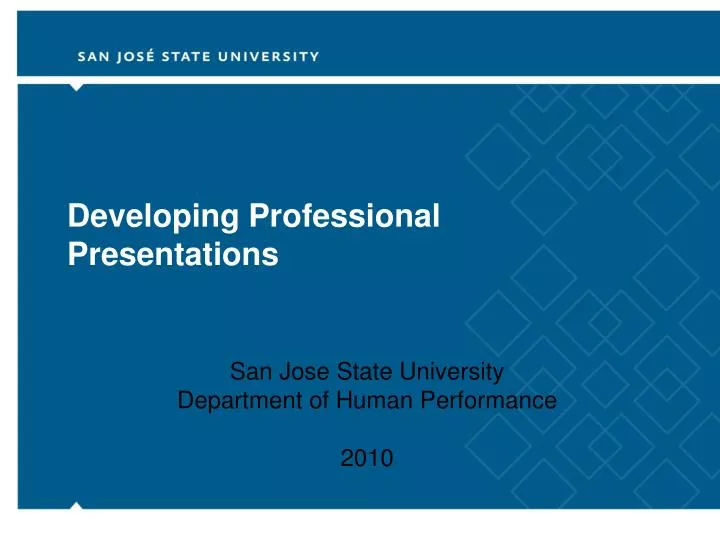 developing professional presentations