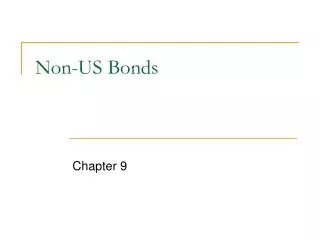 Non-US Bonds