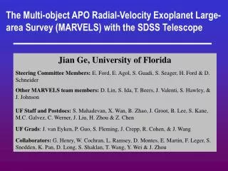 The Multi-object APO Radial-Velocity Exoplanet Large-area Survey (MARVELS) with the SDSS Telescope