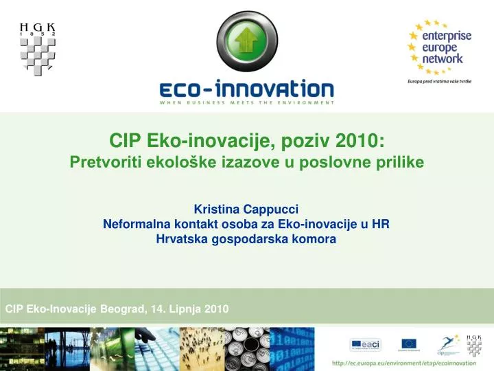 cip e k o i n ovacije poziv 2010 pretvoriti ekolo ke izazove u poslovne prilike