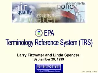 EPA Terminology Reference System (TRS)