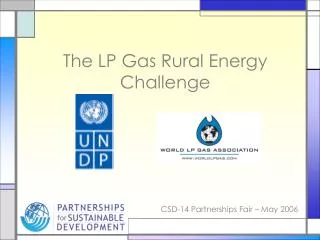 The LP Gas Rural Energy Challenge