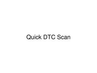 Quick DTC Scan
