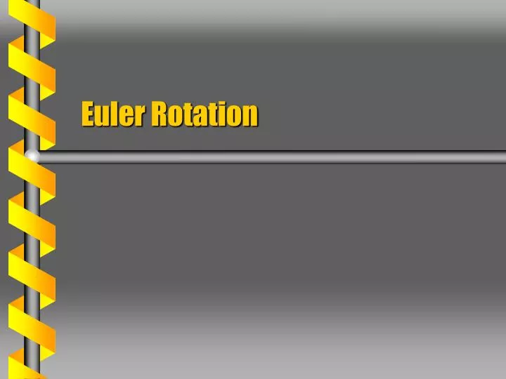 euler rotation