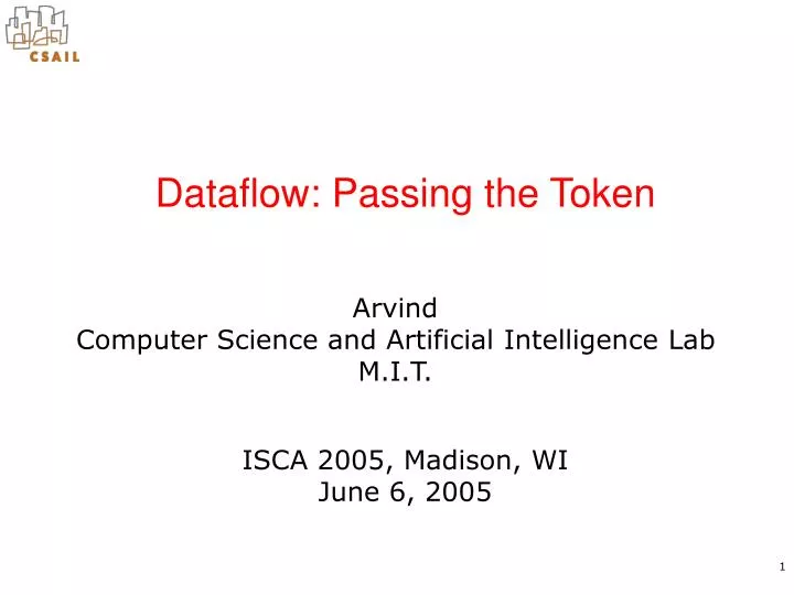 dataflow passing the token