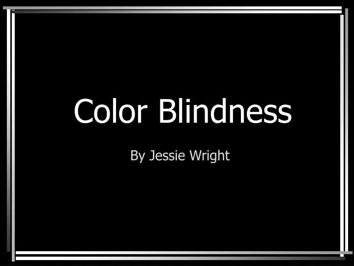 color blindness