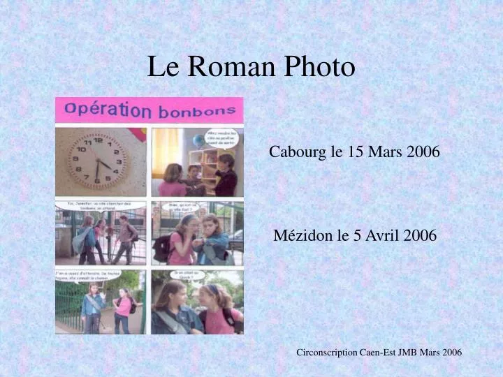 le roman photo