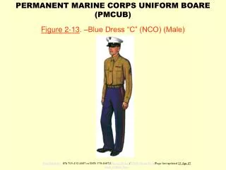 Figure 2-13 . –Blue Dress “C” (NCO) (Male)
