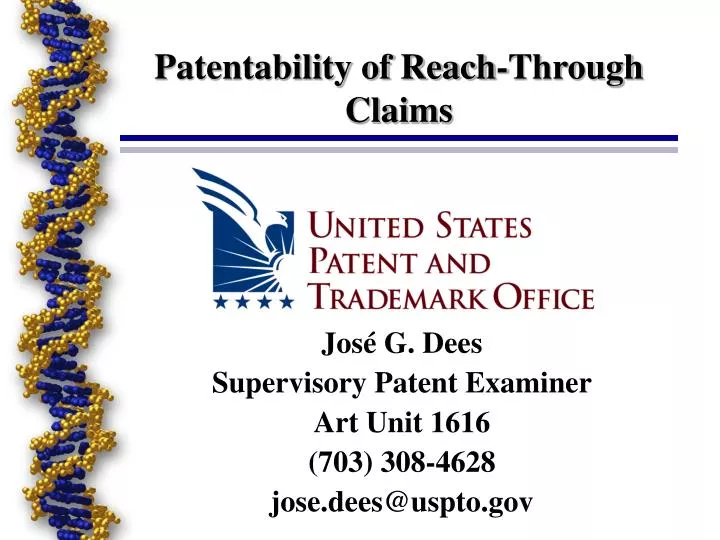 patentability of reach through claims