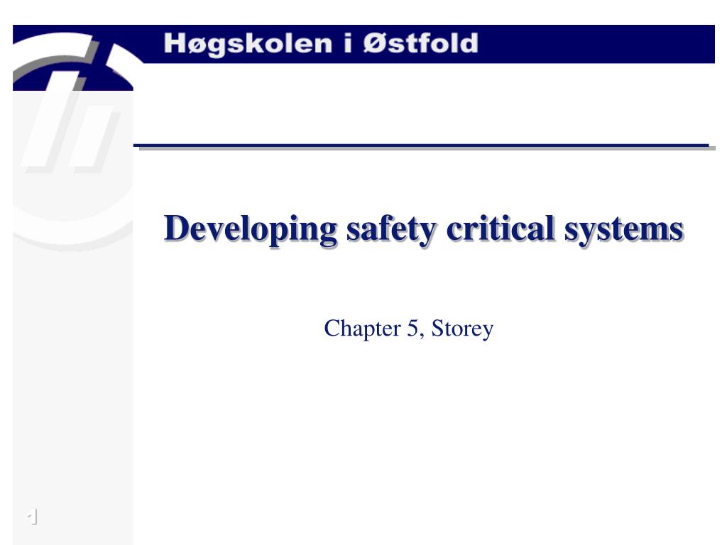PPT - Developing safety critical systems PowerPoint Presentation, free ...