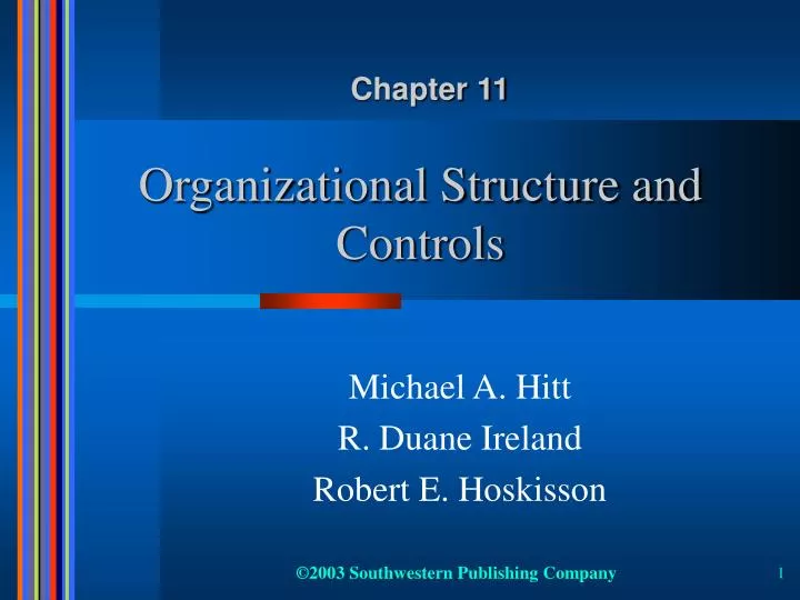 organizational structure and controls