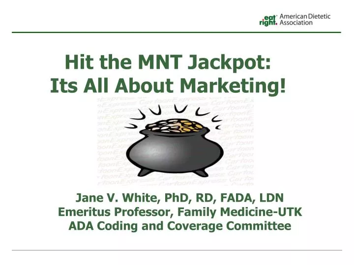 hit the mnt jackpot its all about marketing