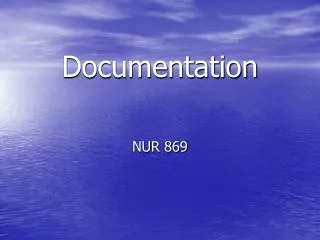 Documentation