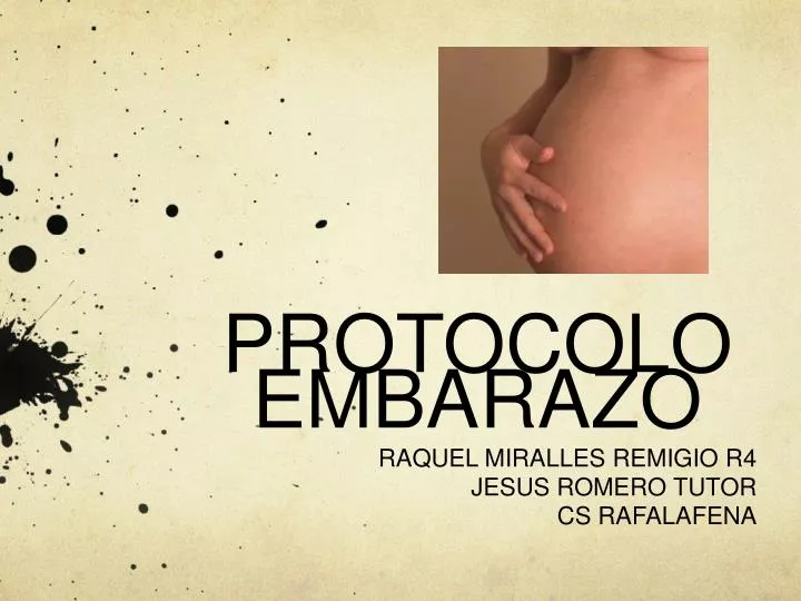 protocolo embarazo