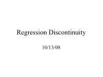 Regression Discontinuity - slide 1