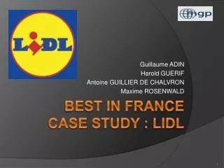 Best In France Case study : LIDL
