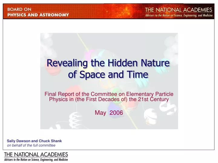 revealing the hidden nature of space and time
