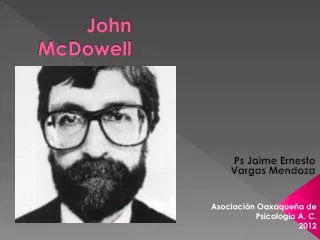 John McDowell