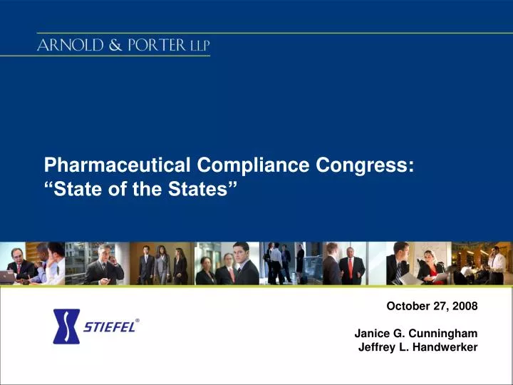 pharmaceutical compliance congress state of the states