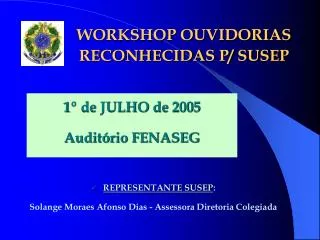 workshop ouvidorias reconhecidas p susep