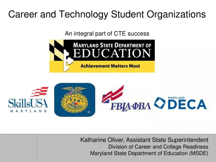 career and technology student organizations an integral part of cte success