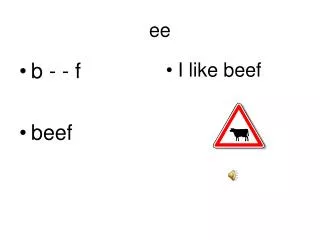 b - - f beef