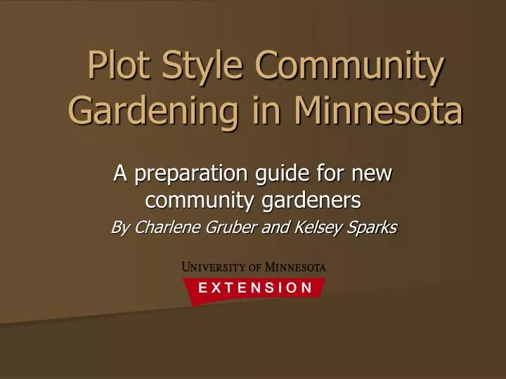 plot style community gardening in minnesota