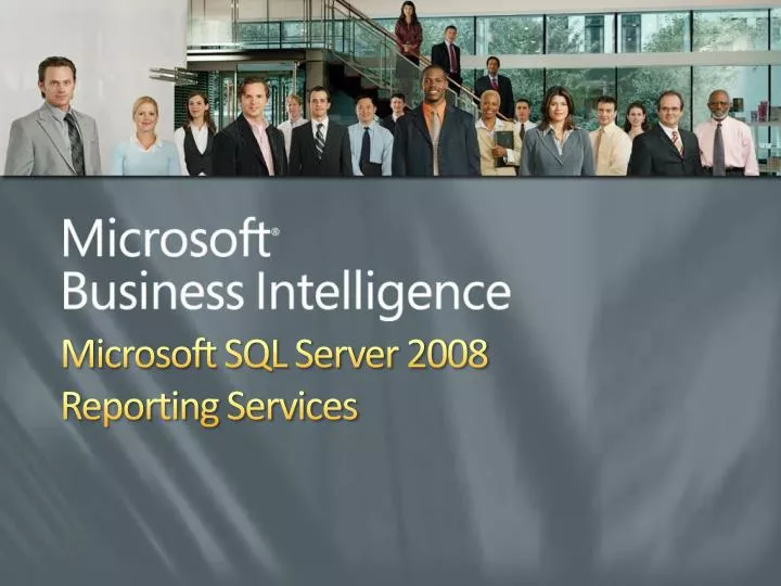 microsoft sql server 2008 reporting services