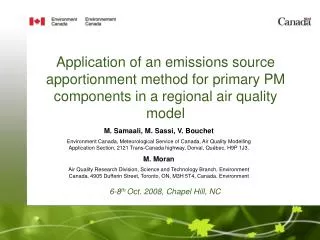 Application of an emissions source apportionment method for primary PM components in a regional air quality model