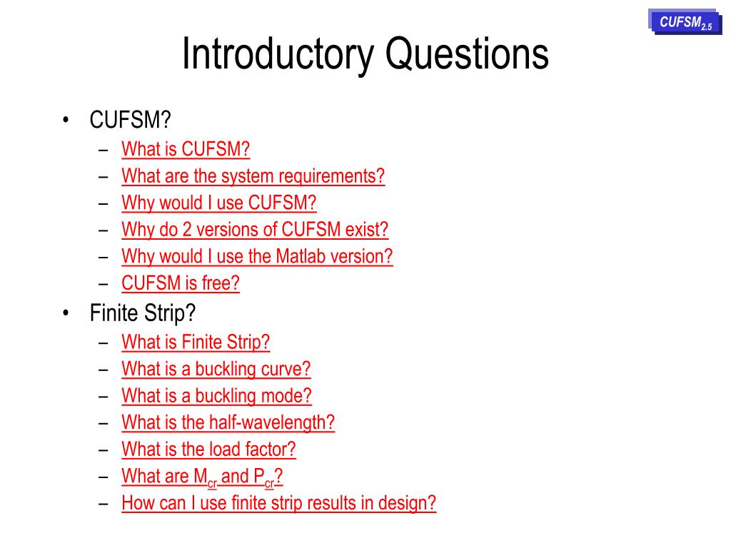 Typical Introduction Questions PPT - Introductory Questions PowerPoint Presentation, free download ...