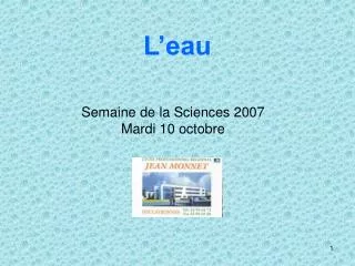 l eau