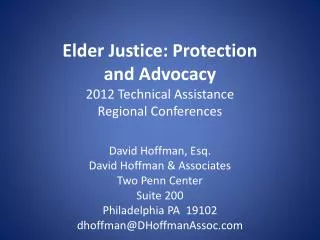 Older Adults Protective Services Act