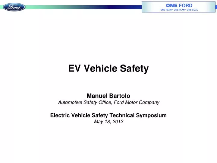 PPT EV Vehicle Safety PowerPoint Presentation, free download ID812370