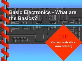 Basic Electronics - What are the Basics?